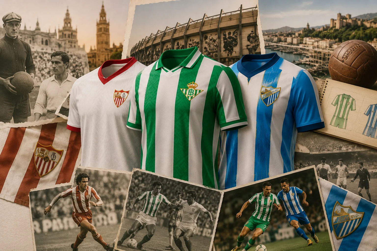 Guía completa de las camisetas de los derbis andaluces y su evolución histórica