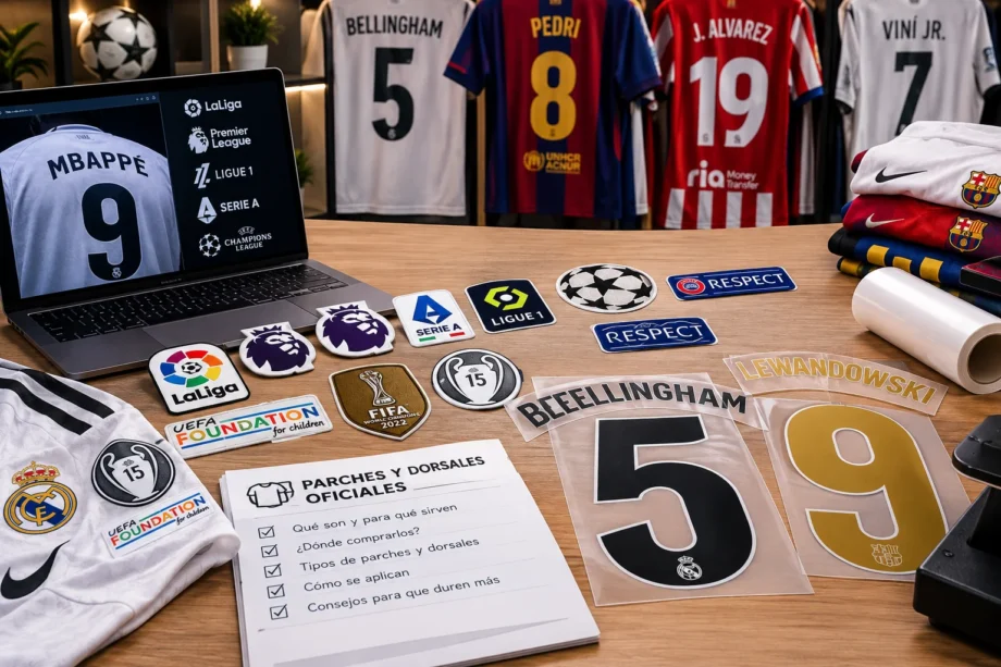 parches y dorsales oficiales
