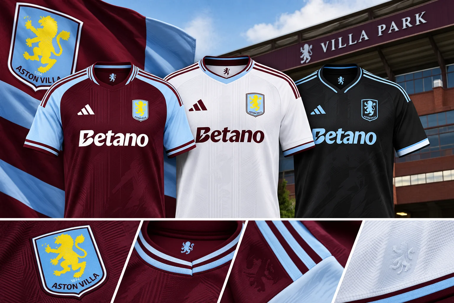 Camiseta Aston Villa 2026: la nueva equipación del Villa y cómo comprarla desde España